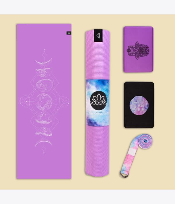 SET MULTIPACK PER YOGA BASIC lavanda MOON PHASE