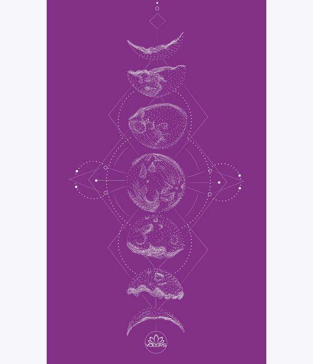 Asciugamano piccolo MOON PHASE PURPLE