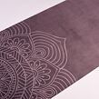 YOGGYS [PURE MEDITATION EARTH] hnědá designová jógová podložka s mandalou